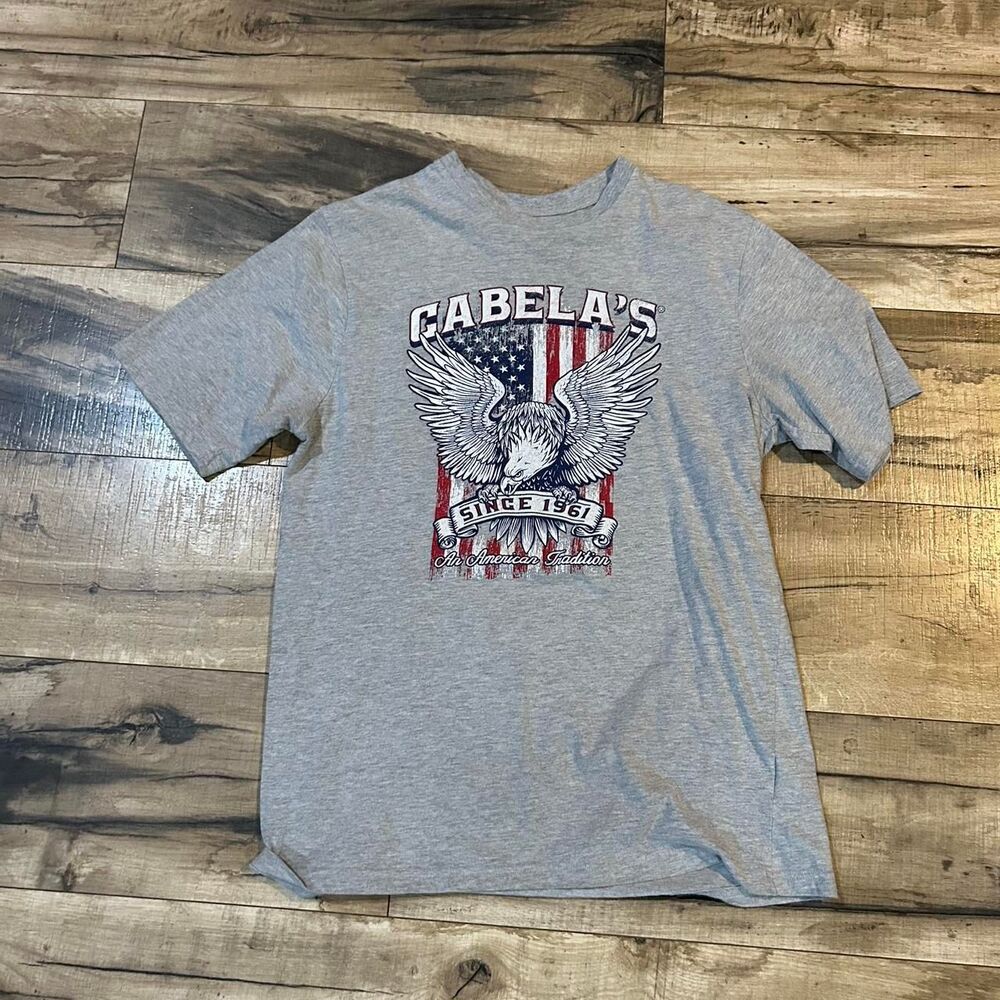 Cabela-s Men's Grey T-shirt
